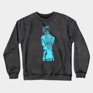 Reindeer Flotilla (Blue Line) Crewneck Sweatshirt